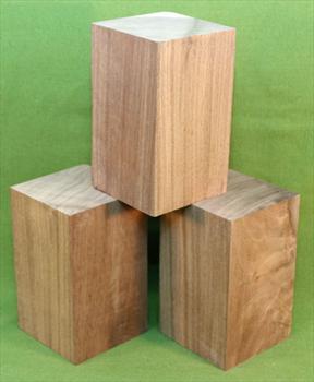 Blank #735 - Black Walnut Solid Turning Blanks ~ 3 Each ~ 3" x 3" x 4 1/2+" ~ $22.99